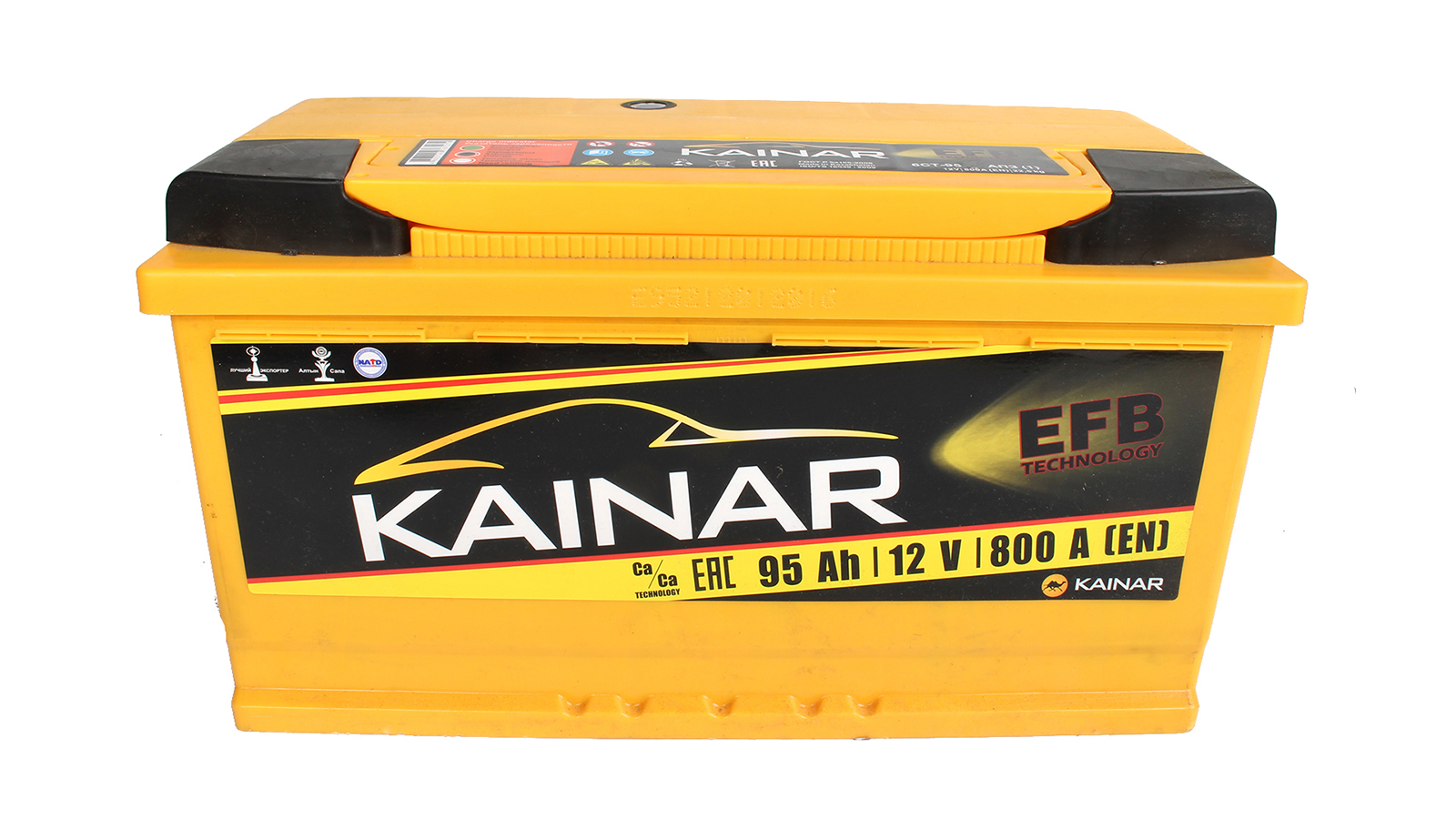 Аккумуляторная батарея KAINAR EFB 6СТ95 обратный фотография №1