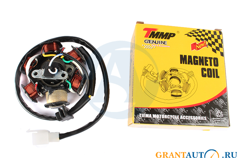 Статор генератора 139FMB (6 катушек и фишка) TTR 125 фотография №1