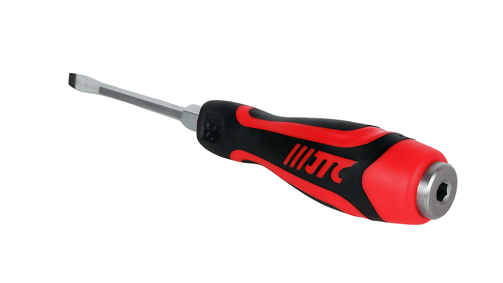 Отвертка JTC шлицевая SL6.5х100 мм усиленная (сквозной стержень) фотография №3 Отвертка JTC шлицевая SL6.5х100 мм усиленная (сквозной стержень) фотография №3