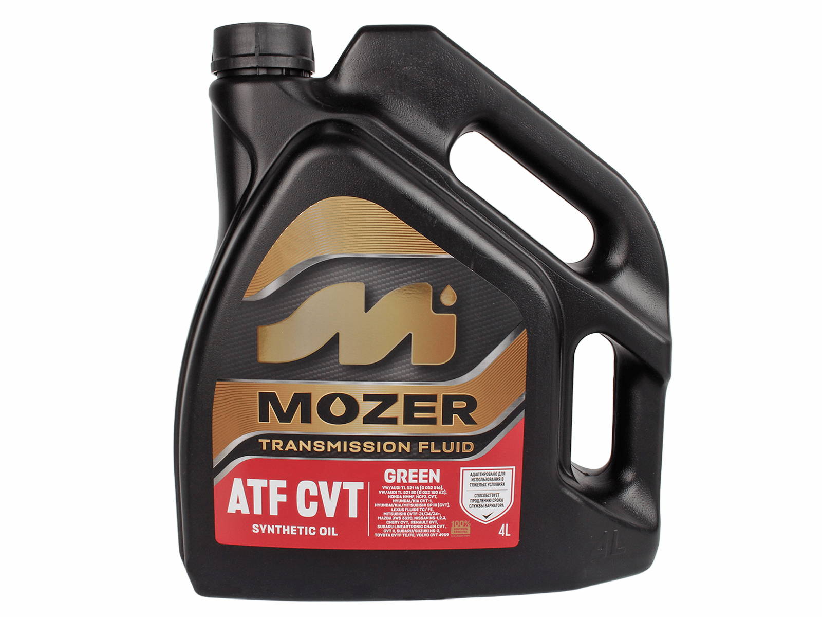Масло трансмиссионное MOZER Transmission Fluid ATF DVT GREEN 4л фотография №1