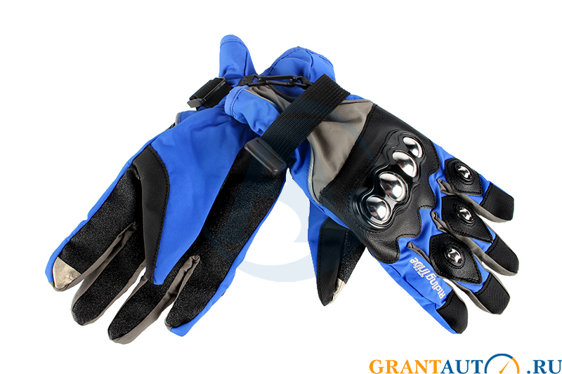 Перчатки защитные RidingTribe HX-04 синие XL фотография №1
