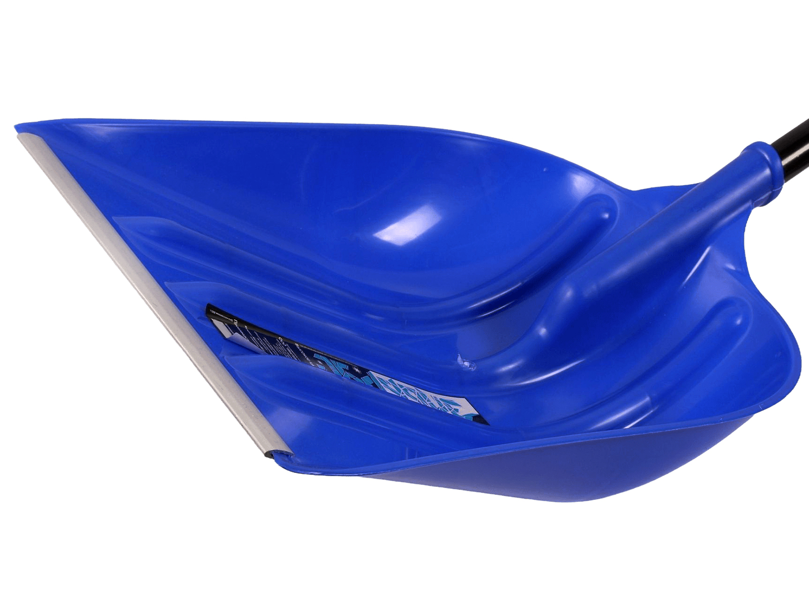 Лопата снеговая пластмассовая ЭЛЬБРУС съемная алюминиевая V-ручка фотография №4