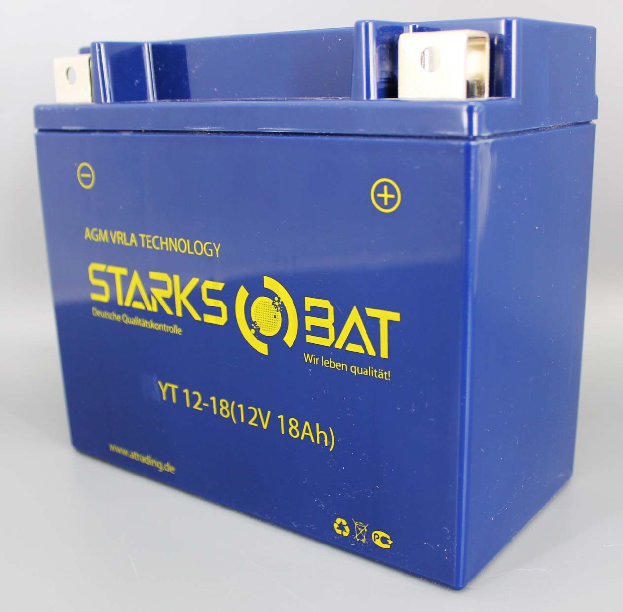 Аккумуляторная батарея STARKSBAT YT 12-18 YTX20L-BS 6СТ18 фотография №2