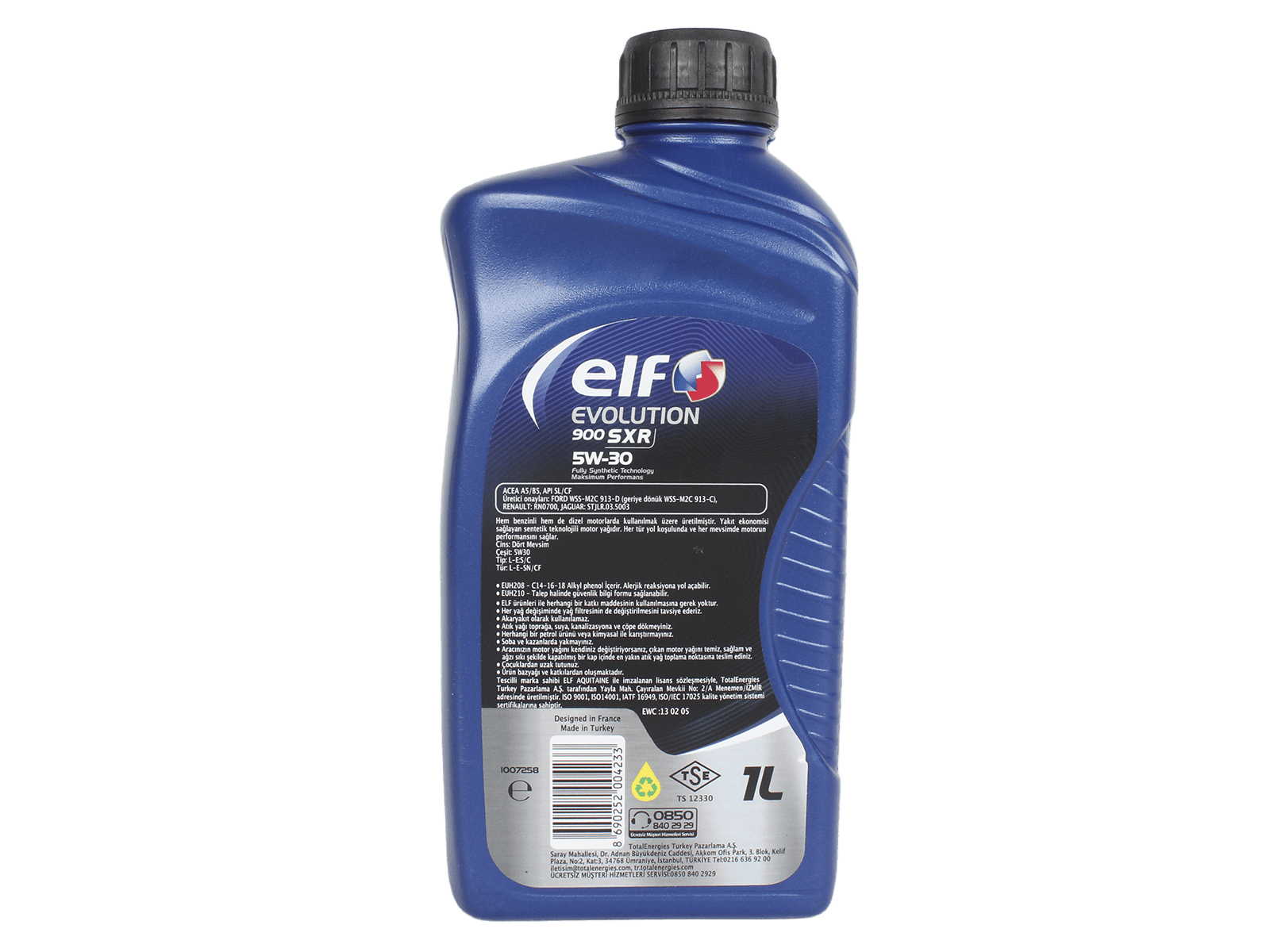 Масло моторное ELF EVOLUTION 900 SXR 5W30 1л фотография №3