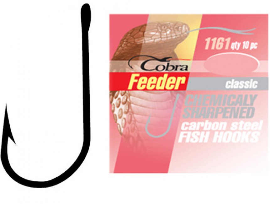 Крючки Cobra FEEDER CLASSIC серия 161BZ размер 012 10 штук фотография №1