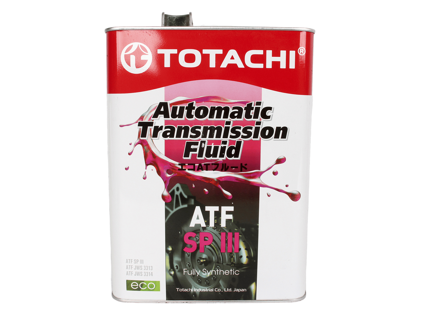 Масло трансмиссионное TOTACHI SPIII 4л фотография №1