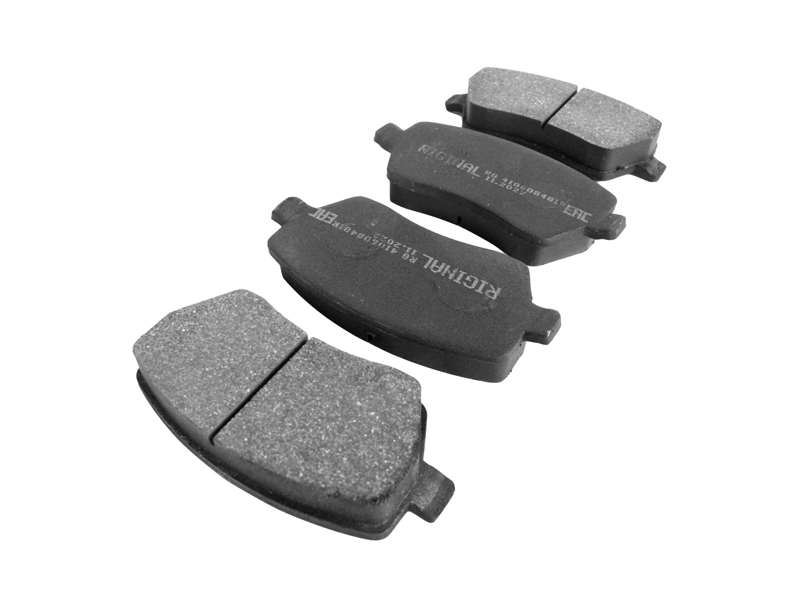 Колодки тормозные передние комплект АВС RG 410608481 4 штуки комплект фотография №3