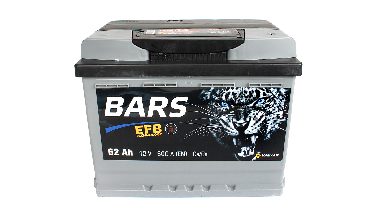 Аккумуляторная батарея BARS EFB 6СТ62 обратная фотография №1