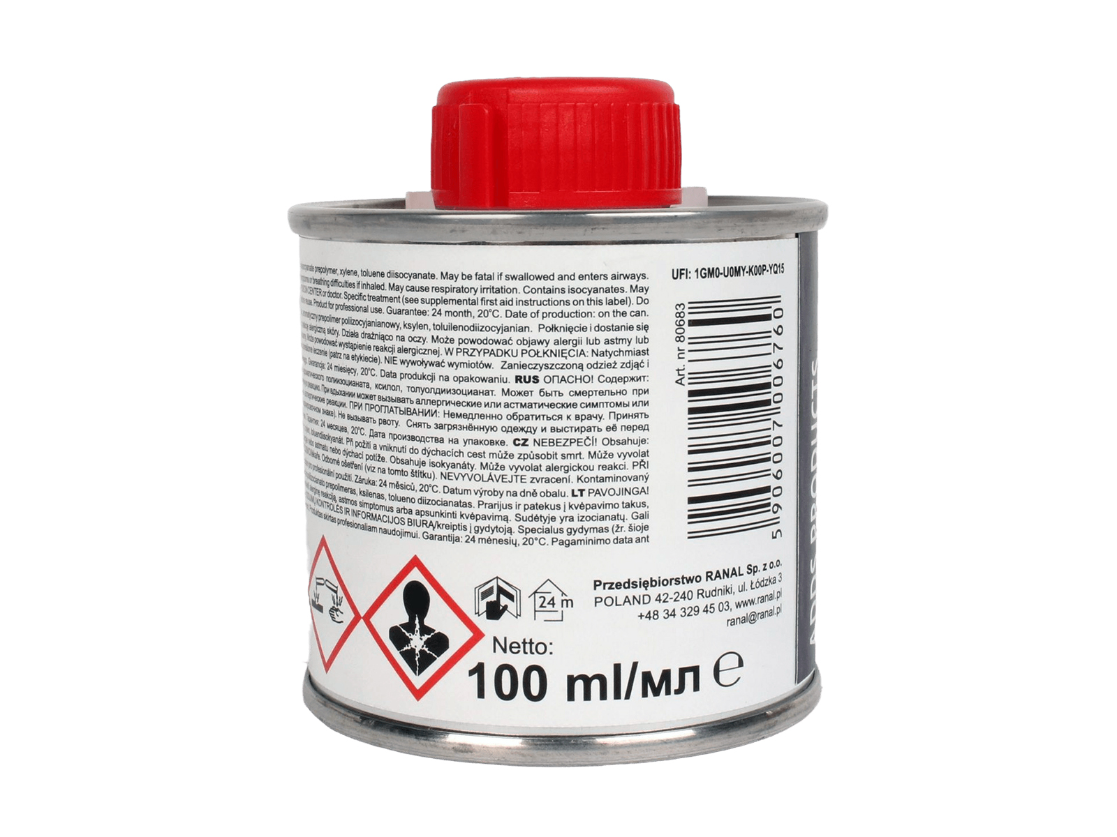 Преобразователь RANAL ржавчины 100мл фотография №3