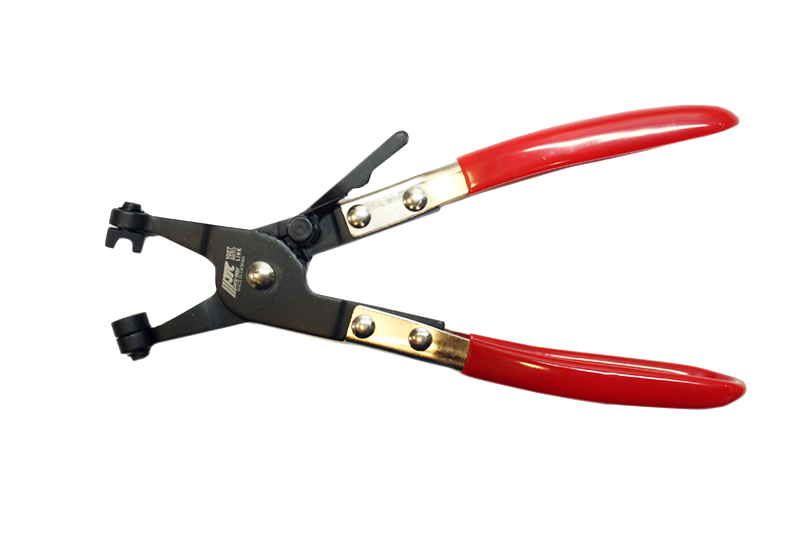 Съемник/клещи для снятия и установки пружинных хомутов с фиксатором JTC-1027 фотография №1