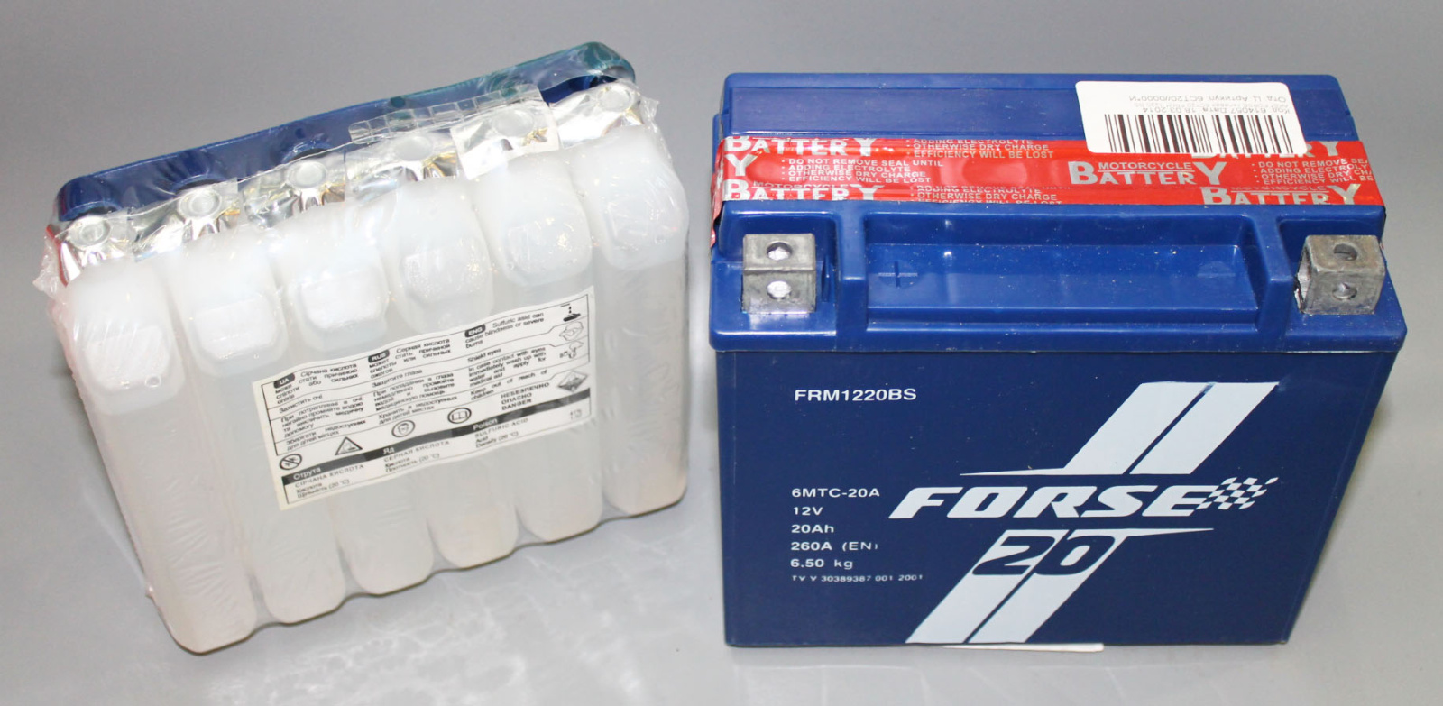 Аккумуляторная батарея FORSE 6СТ20 FRM* 1220 BS фотография №2