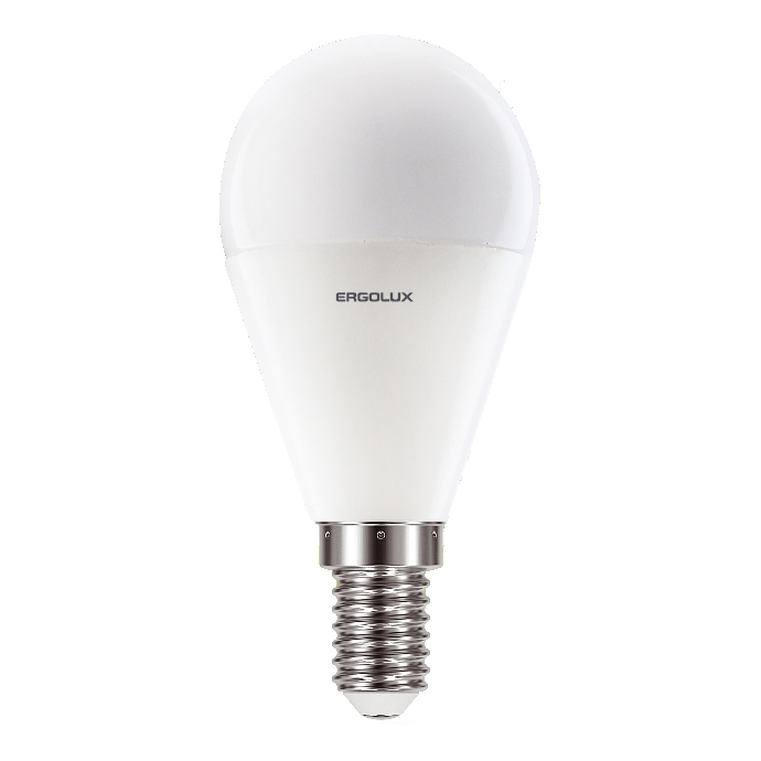 Лампа светодиодная Ergolux LED-G45-9W-E14-3K Шар фотография №1