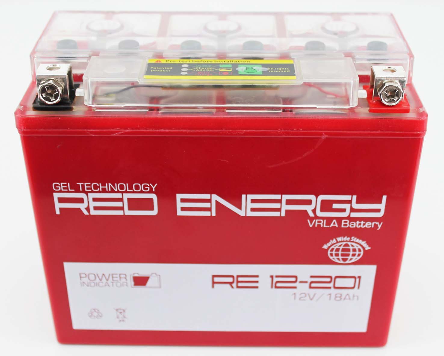 Аккумуляторная батарея  RED ENERGY RE12-201(YTX20L-BS) фотография №1