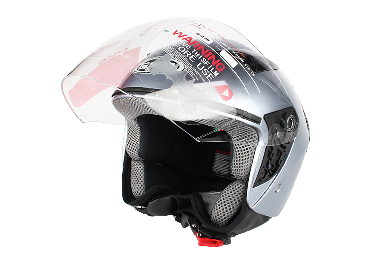 Шлем интеграл GSB G-240 серый металлик XS фотография №4