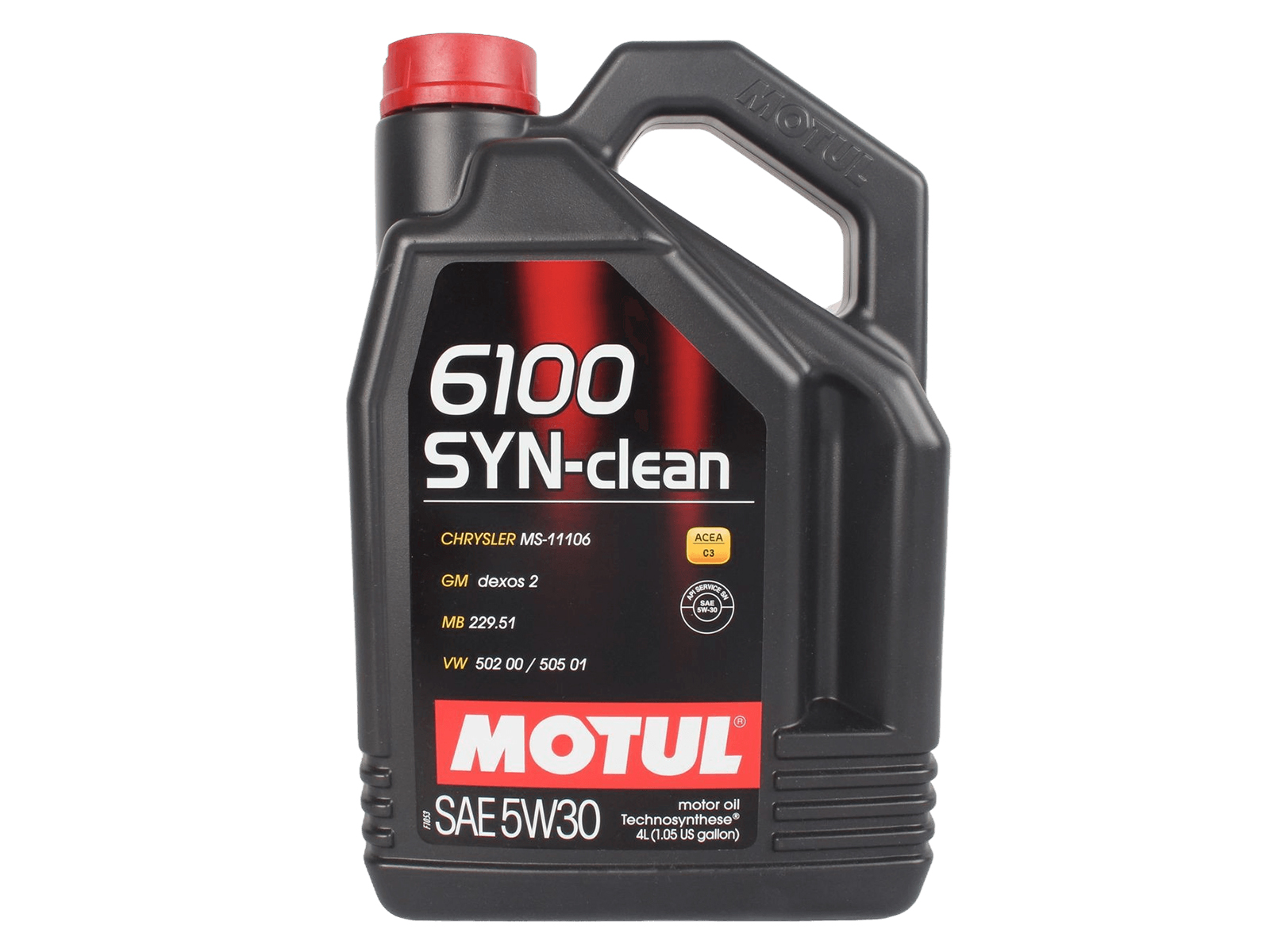 Масло моторное MOTUL 6100 SYN-CLEAN 5W30 4л фотография №1