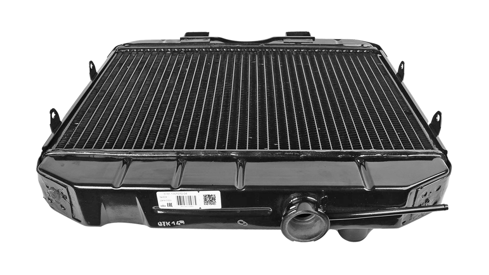 Радиатор УАЗ медный 3-х рядный ШААЗ 3741-1301010-04 фотография №6