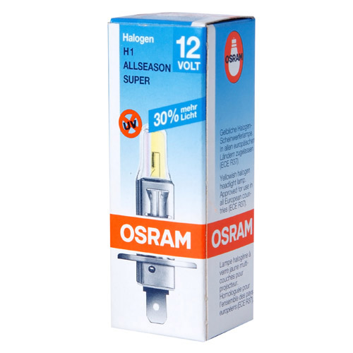 Лампа 12Vx55W H1+30% OSRAM ALLSEASON фотография №1
