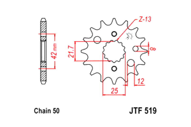 Звезда ведущая JTF519.16 фотография №1