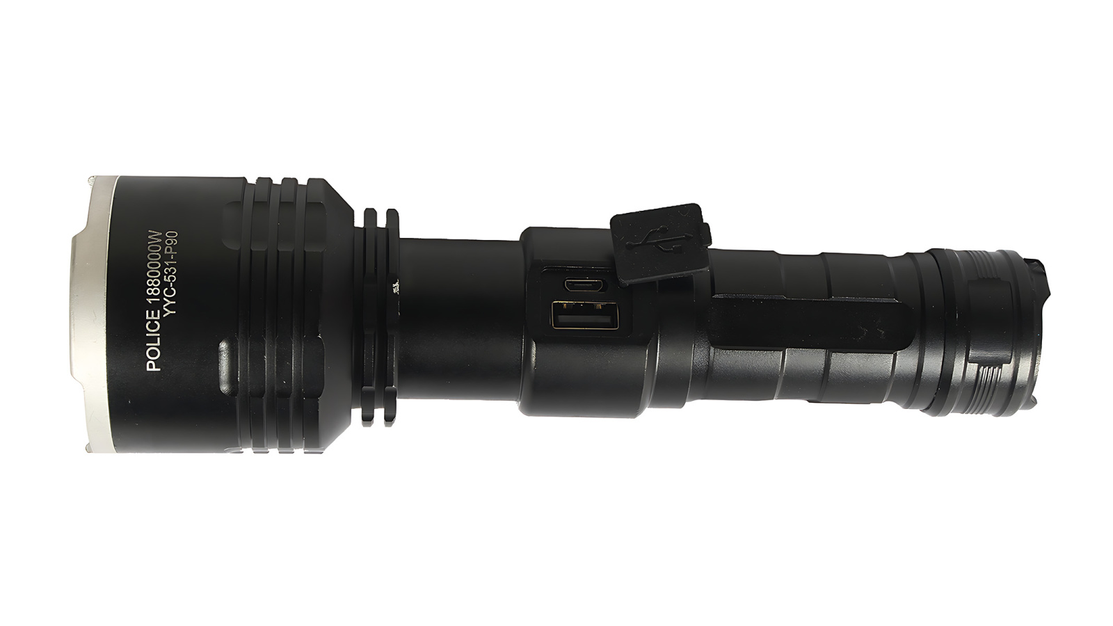Фонарь светодиодный ручной АКБ USB YYC-531-P90 фотография №2