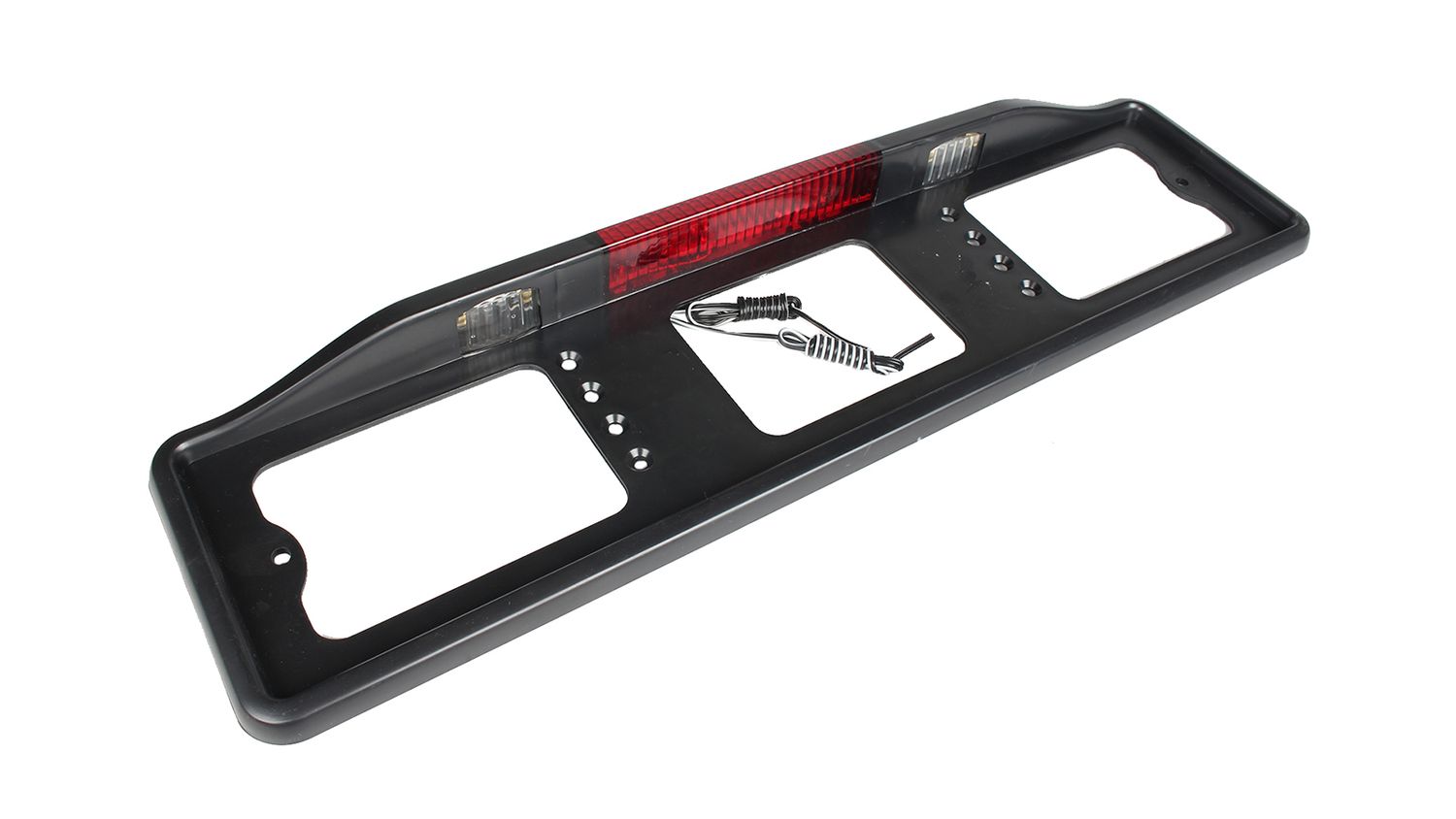 Рамка знака номерного подсветка стоп-сигнал черная 1 штука фотография №2