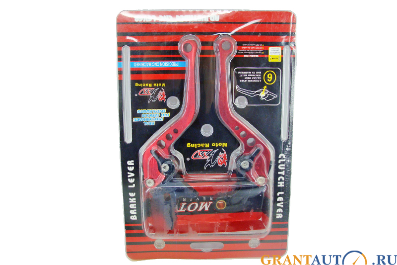 Ручки короткие сцепление тормоз YZF-R6 99-04 red фотография №1
