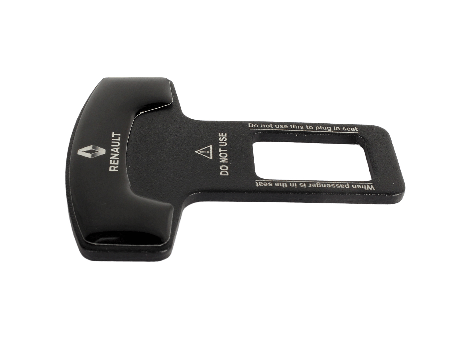 Заглушка ремня безопастности металлическая RENAULT 1 штука фотография №3