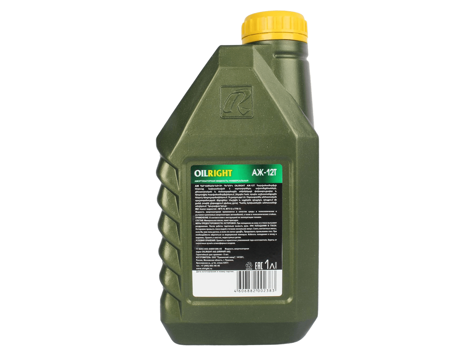 Жидкость для амортизаторов АЖ-12Т 1л OILRIGHT фотография №2