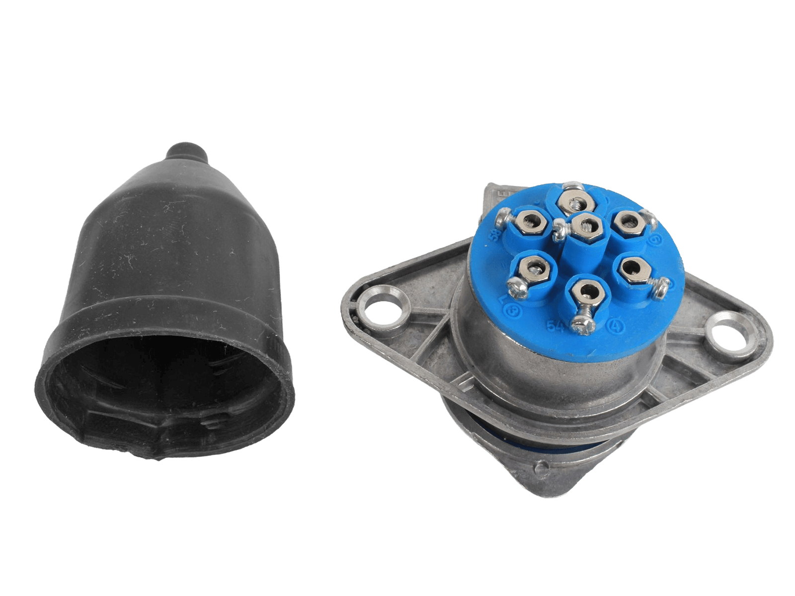 Разъем электрический розетка  N-type  металл фотография №3