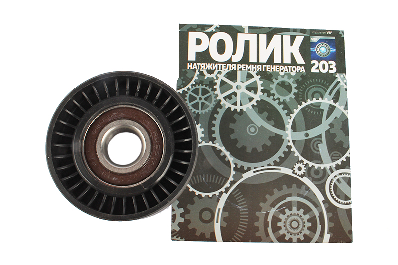 Ролик натяжителя ЗМЗ-40524 ЕВРО-3, УМЗ-274, EvoTech ЕВРО-3 подшипник (203) VBF фотография №3