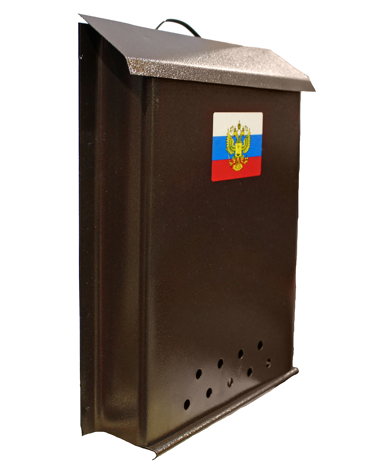 Ящик почтовый ПОЧТА РОССИИ КОРИЧНЕВЫЙ с защелкой 330*240*50мм фото ...