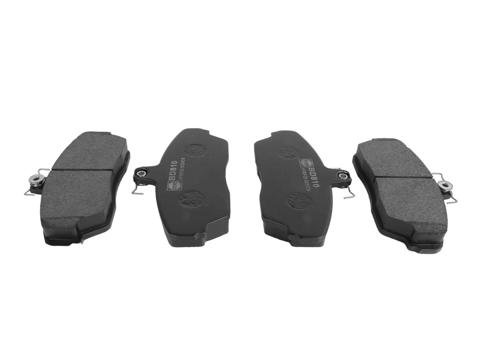 Колодки тормозные ГАЗ-3110, 3302 передние 4 штуки комплект HOLA BD810 фотография №2
