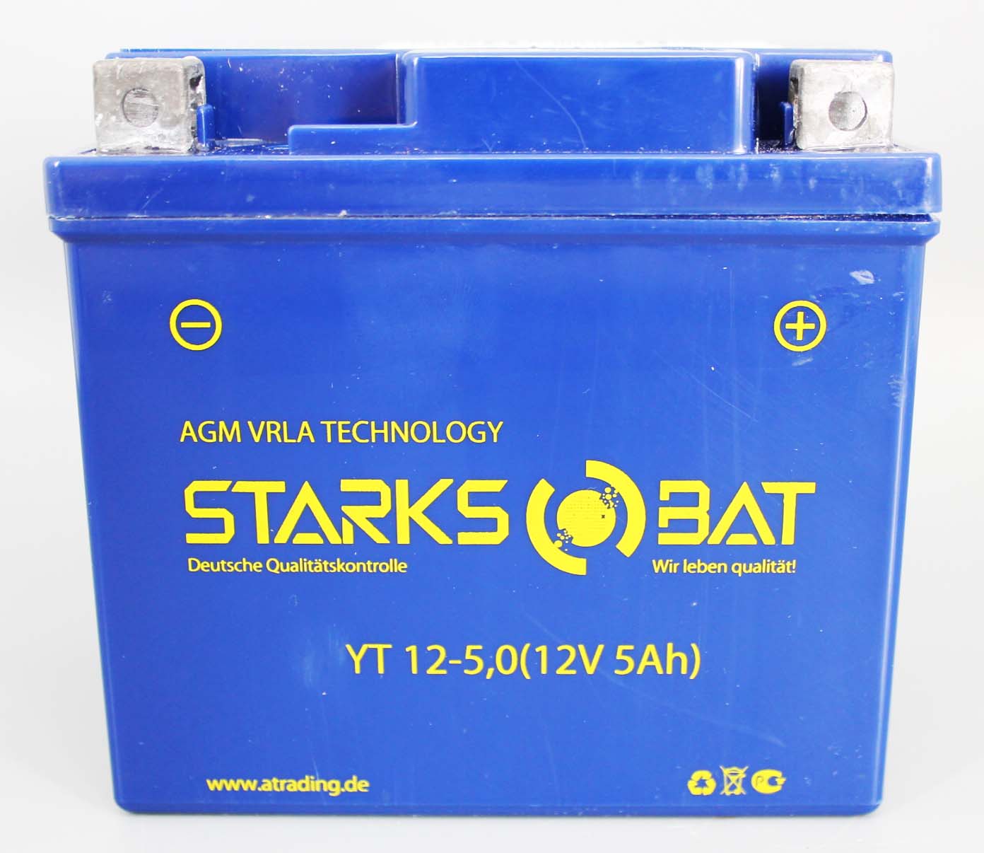 Аккумуляторная батарея STARKSBAT YT 12-5.0 YTX5L-BS 6СТ5 фотография №1