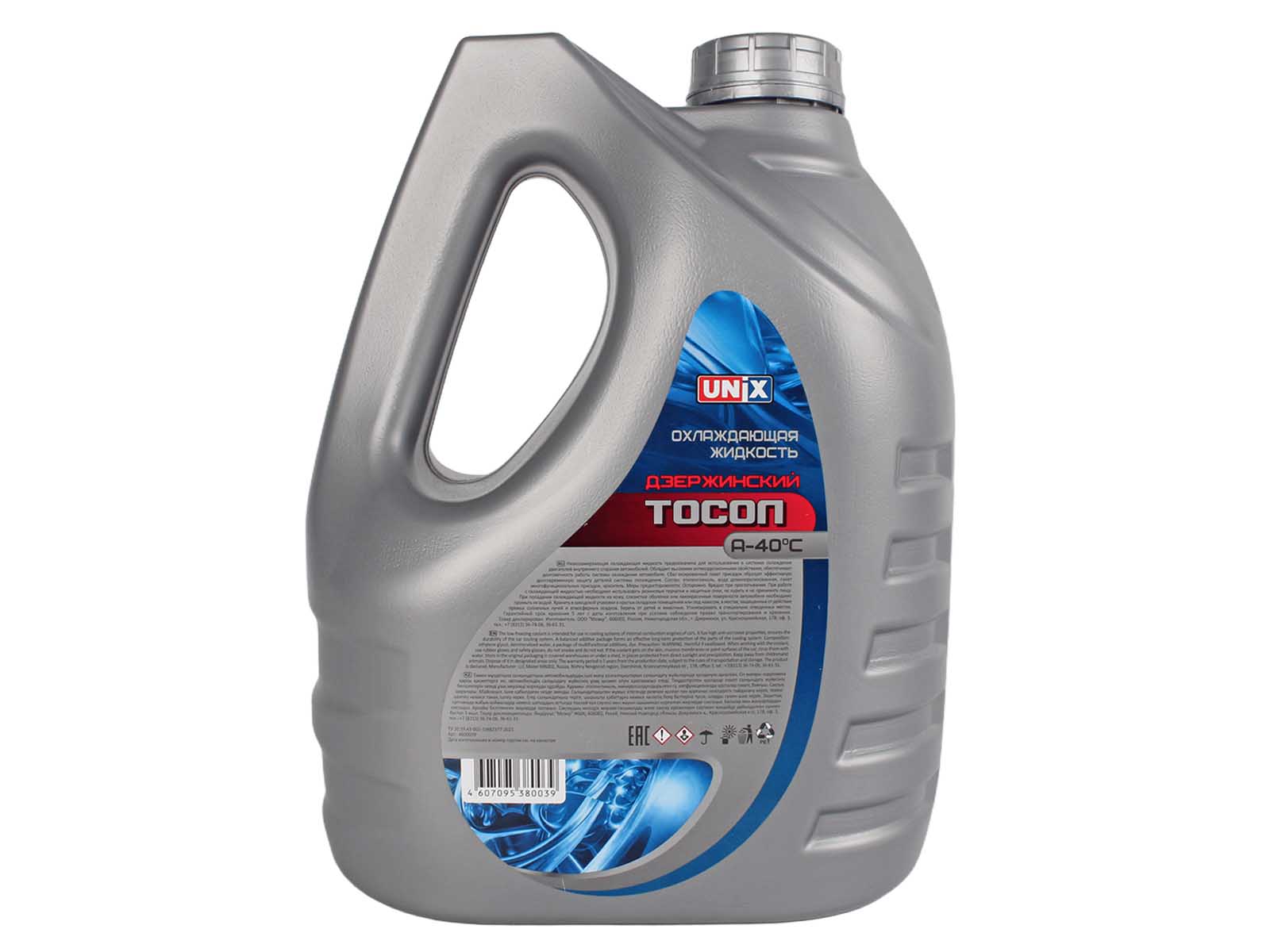 Тосол UNIX А-40С 5кг фотография №4