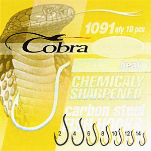 Крючки Cobra BEAK сер.1091G разм.006 10 штук фотография №1