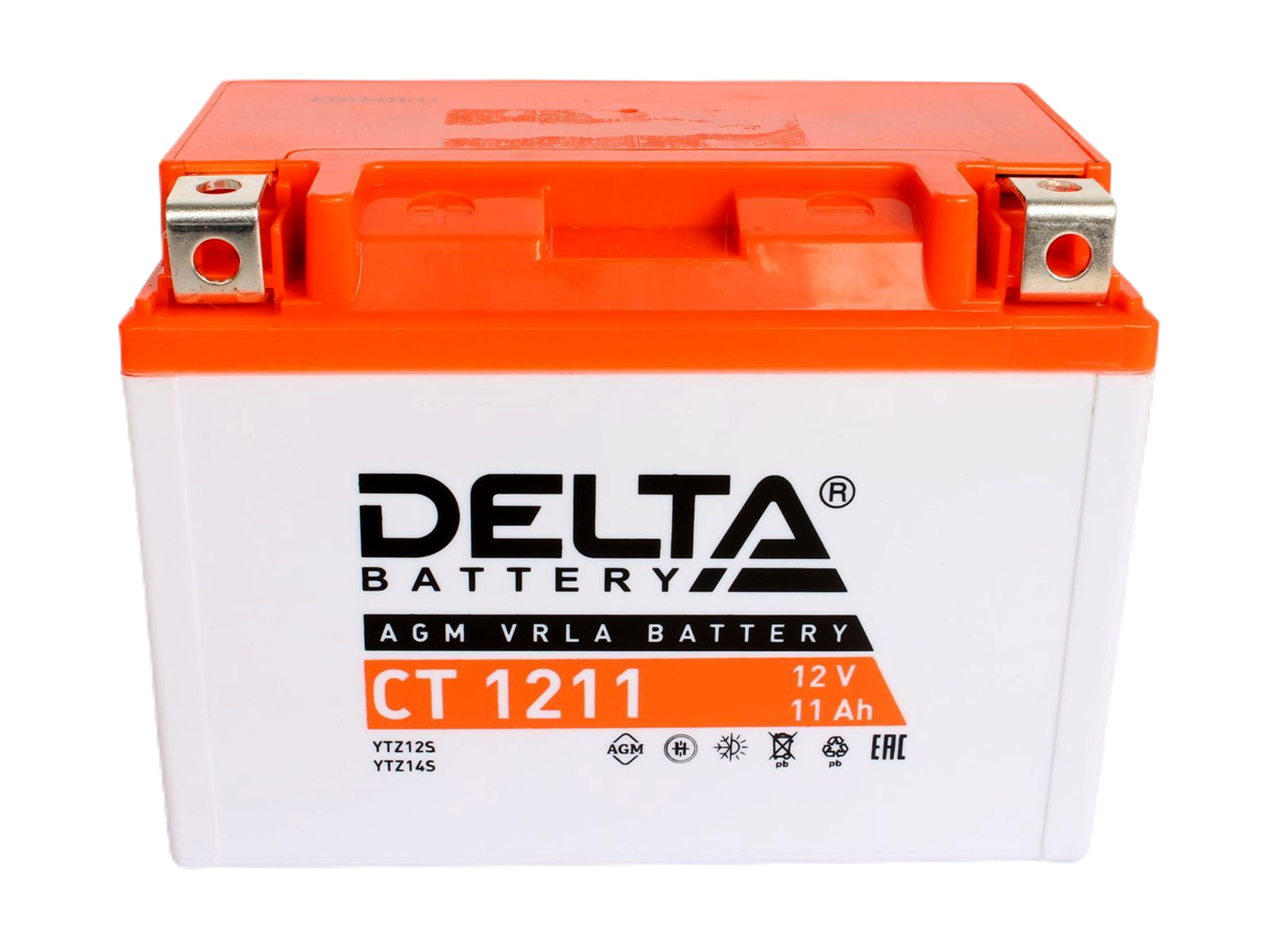 Аккумуляторная батарея DELTA СТ 1211 YTZ12S 6СТ11 1000 фотография №1