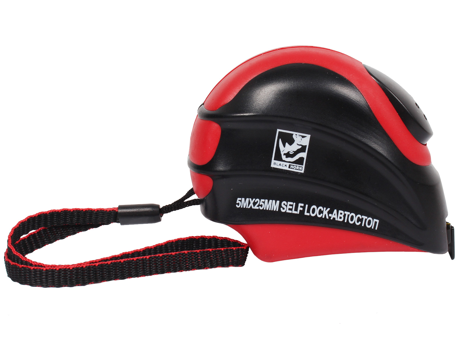 Рулетка 5м 25мм BlackHorn автостоп 25404 фотография №1