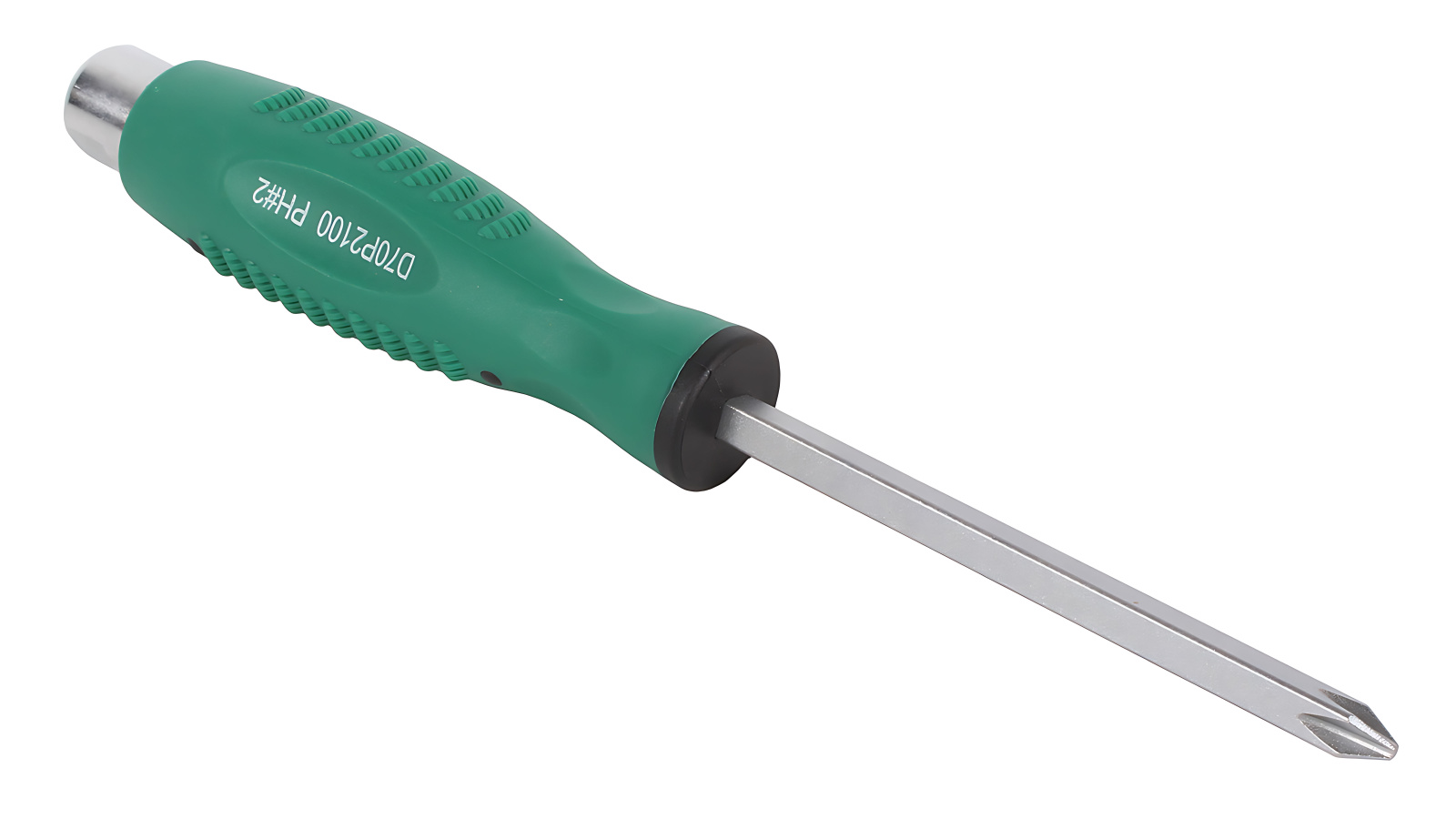 Отвертка JONNESWAY крестовая Ph2х100 мм усиленная (сквозной стержень) фотография №2