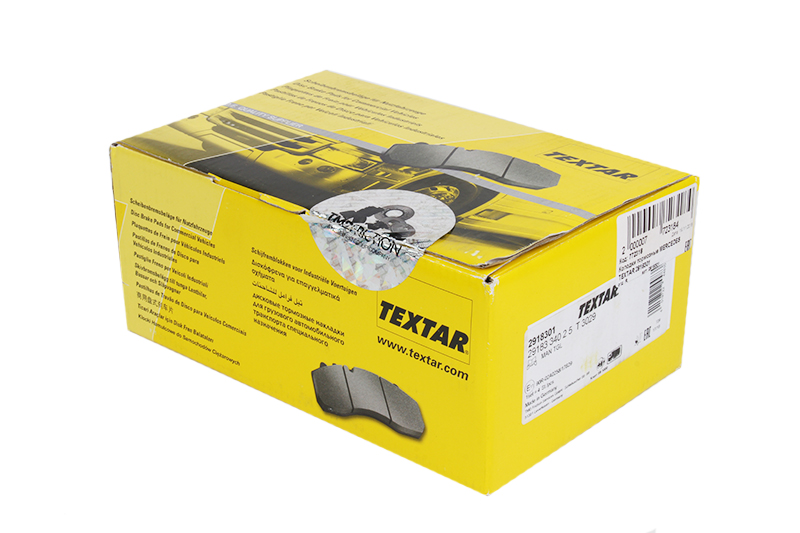 Колодки тормозные MERCEDES Atego MAN TGL ГАЗ-33104 передние/задние дисковые (4шт.) TEXTAR 2918301 фотография №3