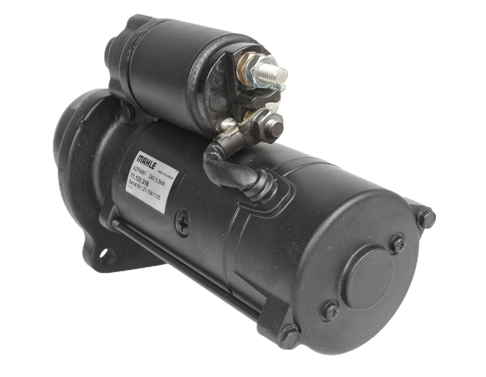 Стартер МАЗ дв.ЯМЗ ЕВРО-2, 5 5кВт zz10 24V фотография №4