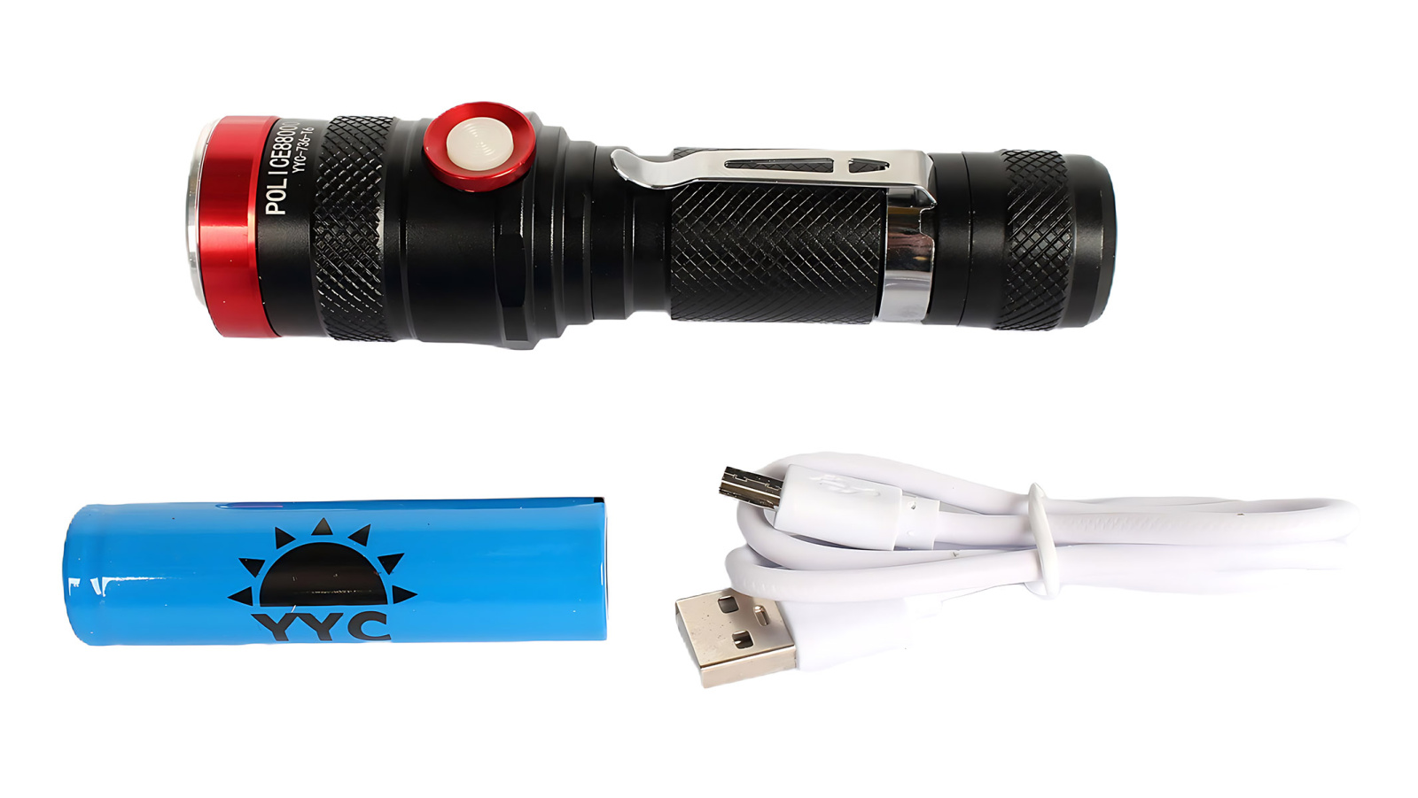 Фонарь ручной АКБ USB 736 YYC-736-T6 фотография №5