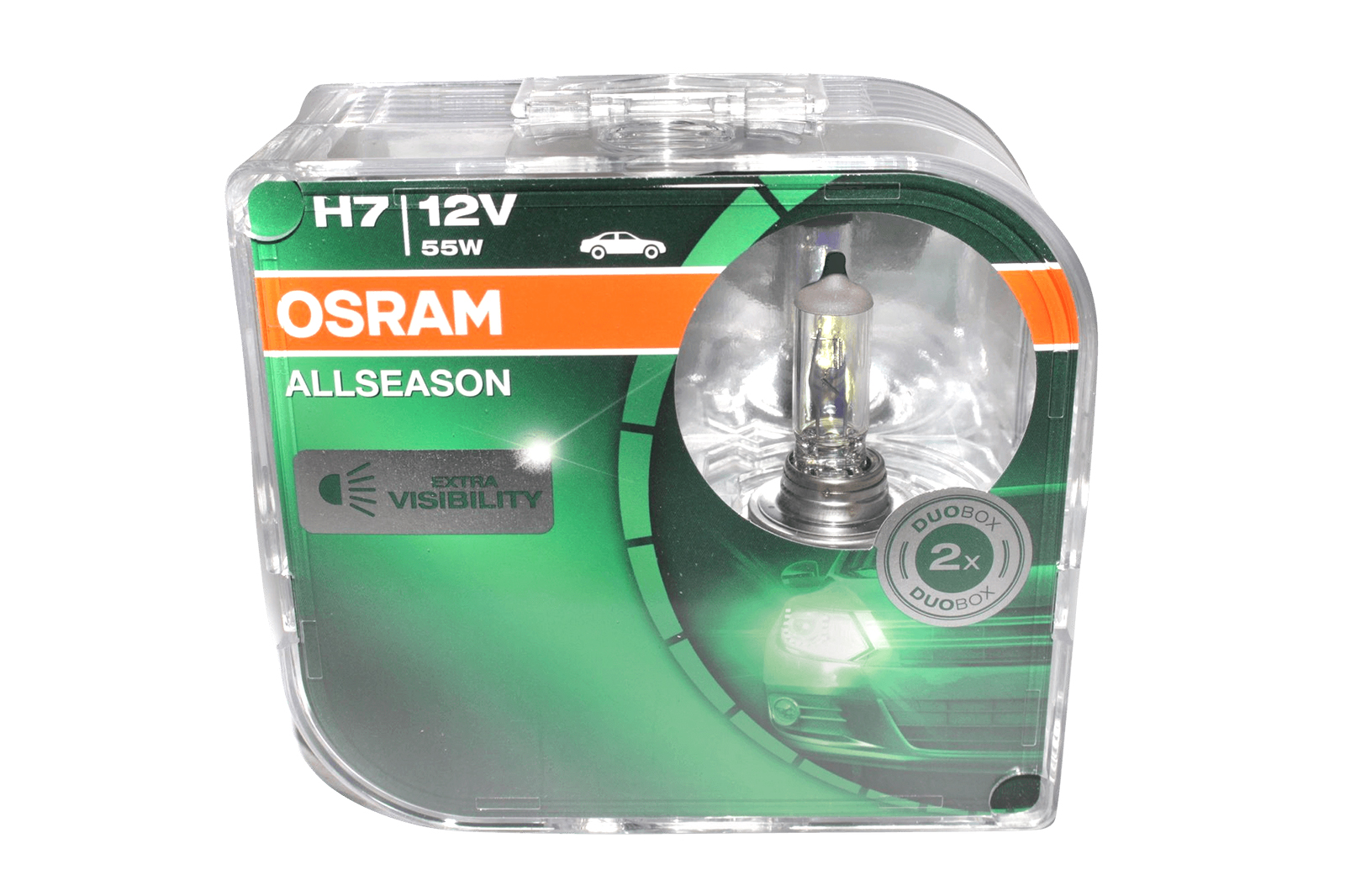 Набор ламп 12Vx55W H7 OSRAM ALLSEASON комплект O-64210 ALL2 EURO фотография №1
