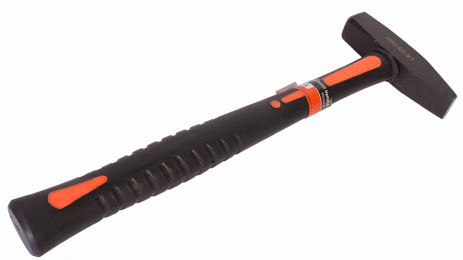 Молоток слесарный АвтоDело с фиберглассовой ручкой 300 гр фотография №2