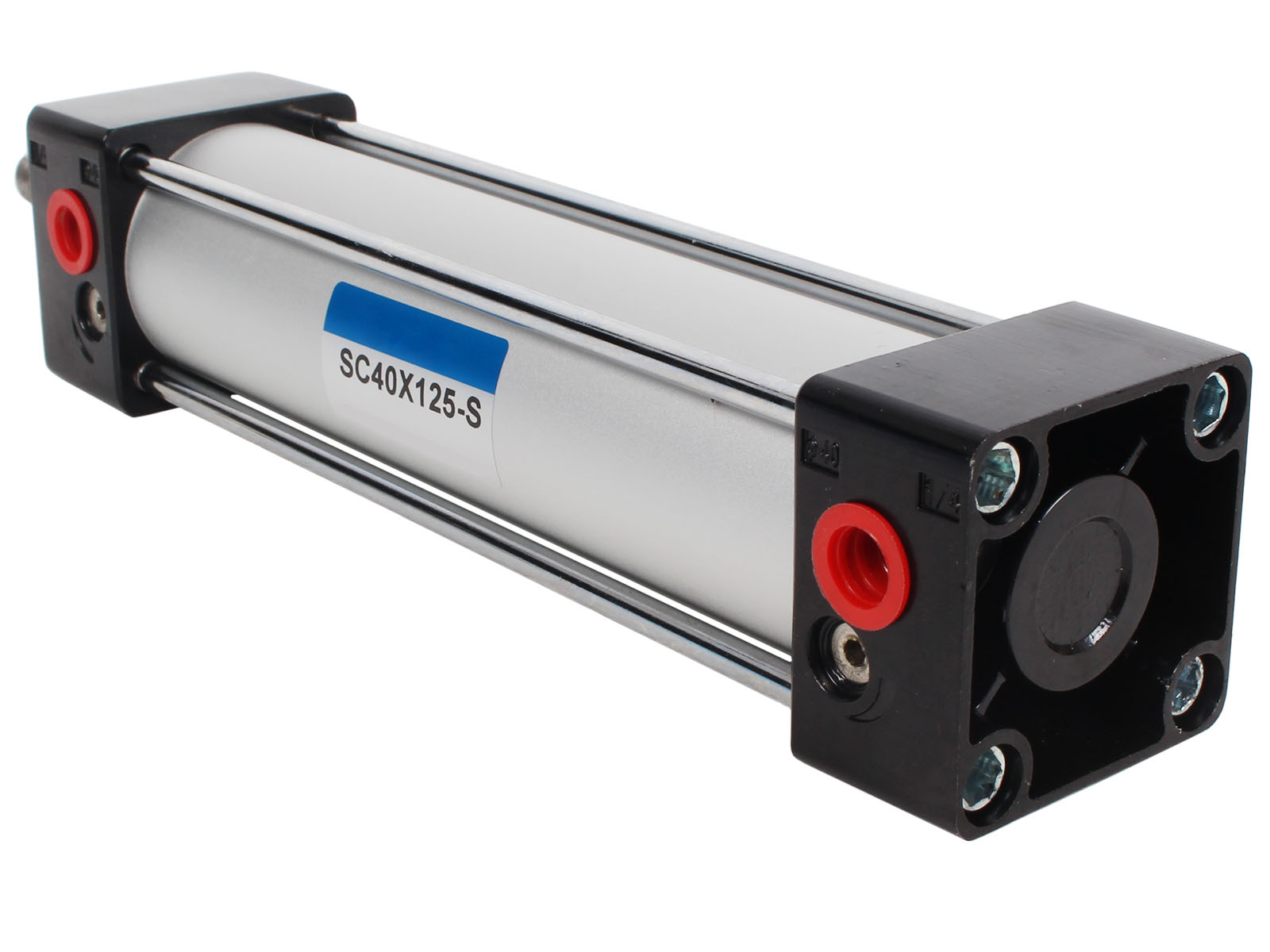 Пневмоцилиндр SC40x125-S, ход штока 125мм, D-40мм фотография №4