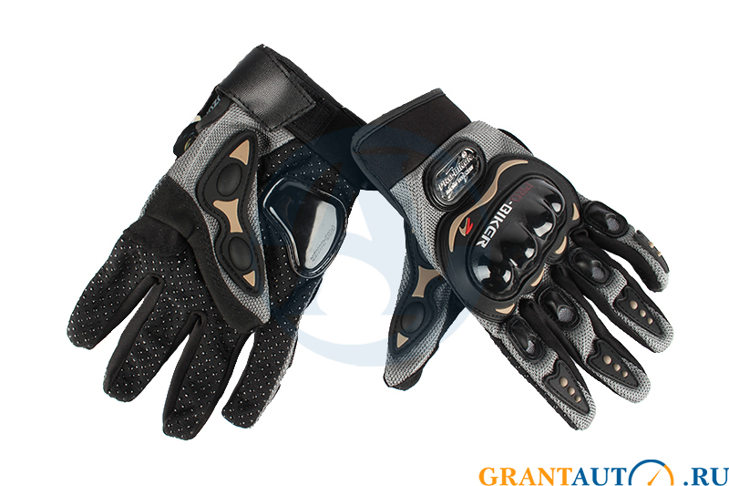 Перчатки защитные Pro-Biker MCS-01C серые XL фотография №1