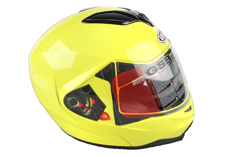 Шлем GSB G-339 флуоресцентный желтый XS фотография №2