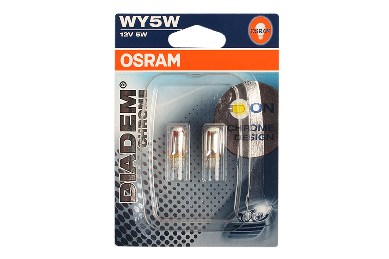 Лампа 12V WY5W OSRAM DIADEM CHROME комплект фотография №1