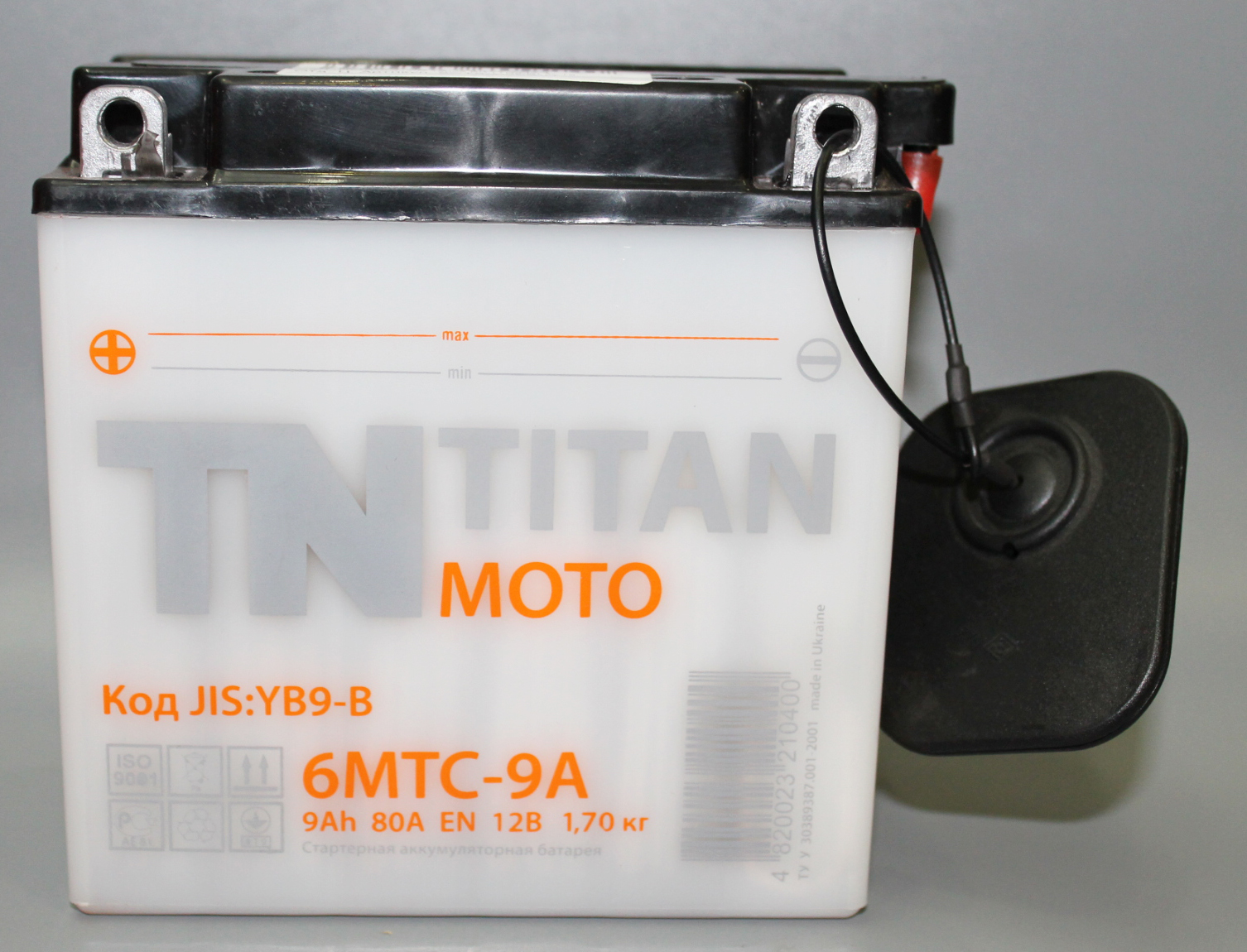 Аккумуляторная батарея ТИТАН Moto FR 06018 BR (6N18-3B) 6СТ18 фотография №1
