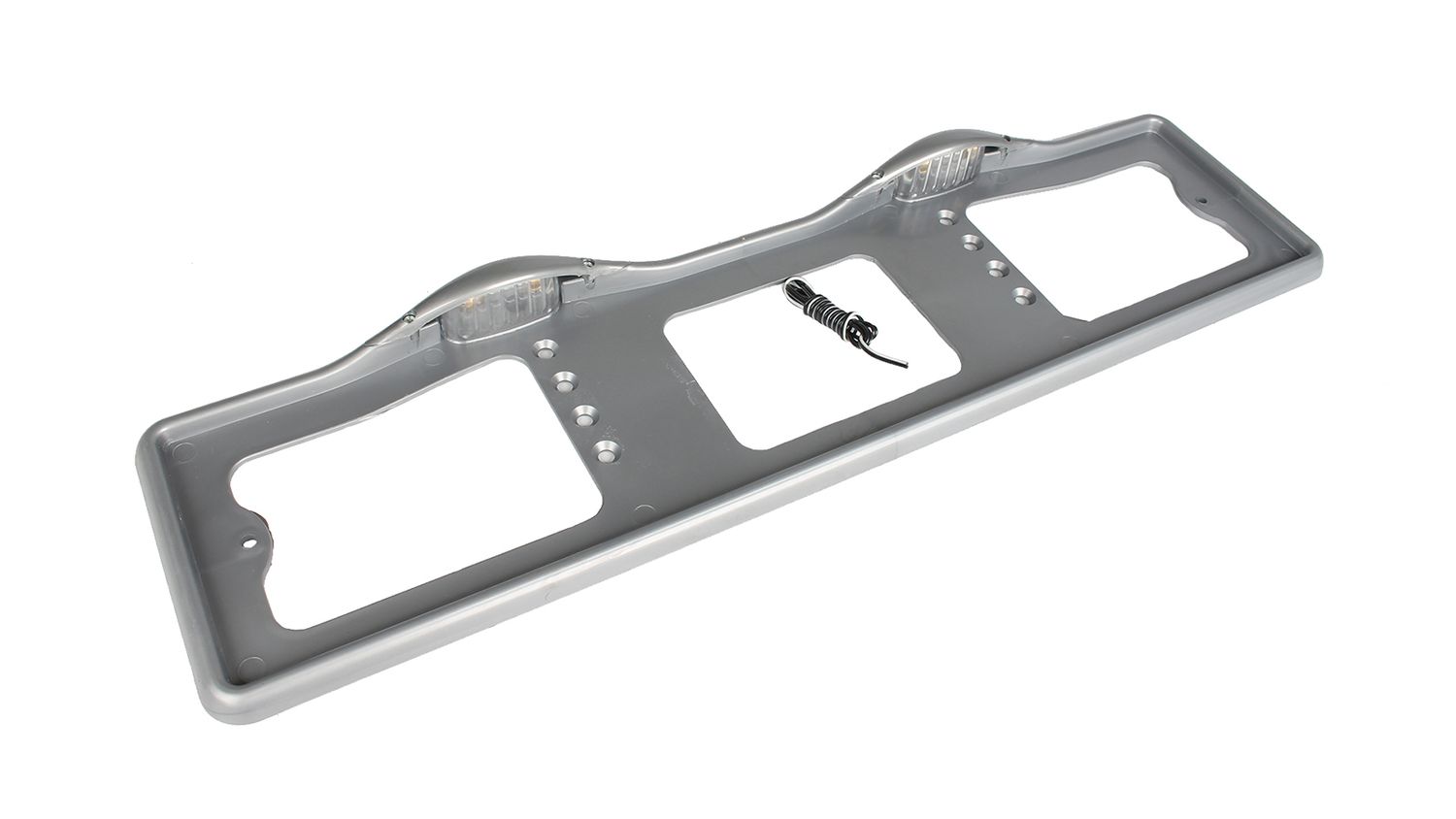 Рамка знака номерного верхняя подсветка серая 1 штука AB-001G фотография №2