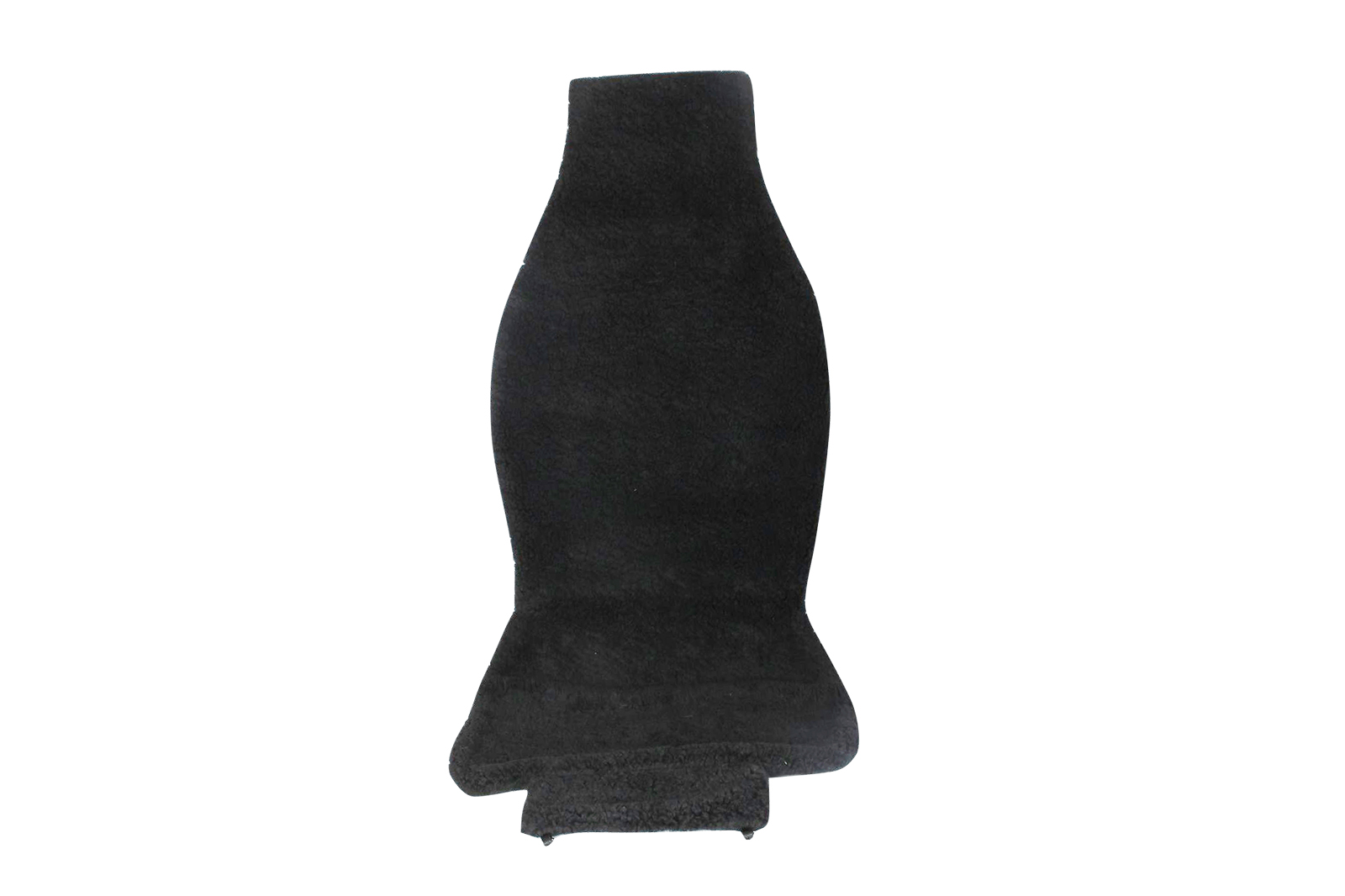 Накидка на сиденье меховая натуральная шерсть черная MNG-00011 фотография №1