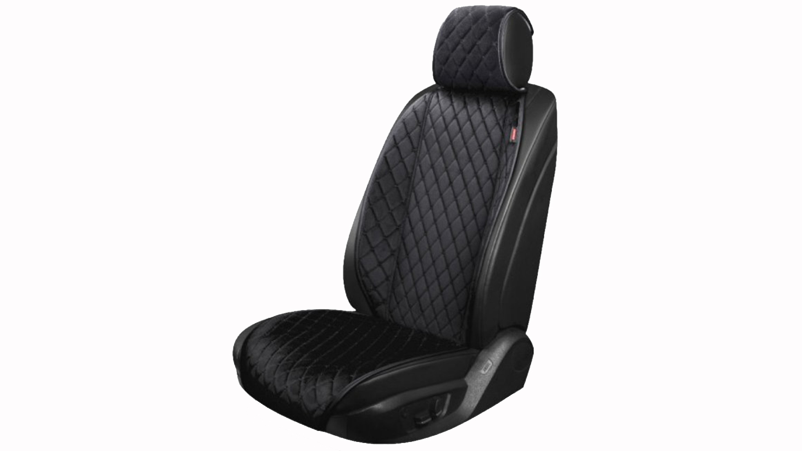Накидка ALCANTRA SINGLE на сиденье черный PREMIER фотография №1
